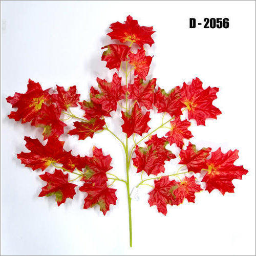 D2056 Red Maple Artificial Leaves