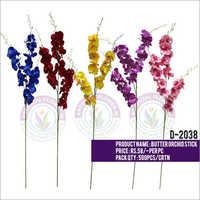 D2038 Artificial Butter Orchid Stick