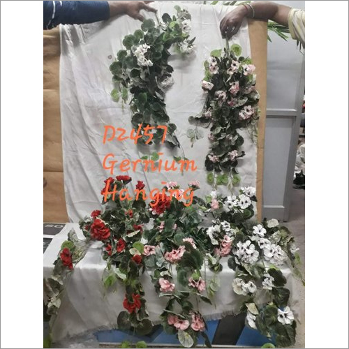 D2457 Artificial Gernium Hanging Flowers
