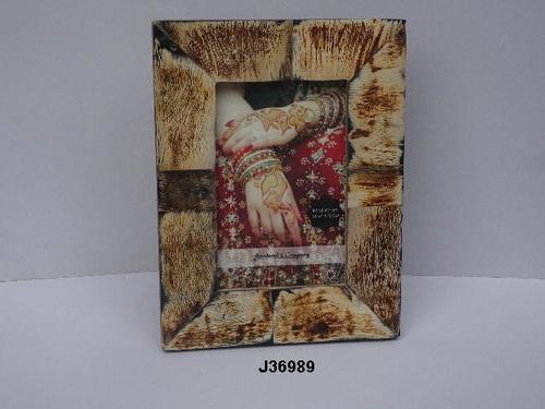Indian Printed Horn Photo Frame