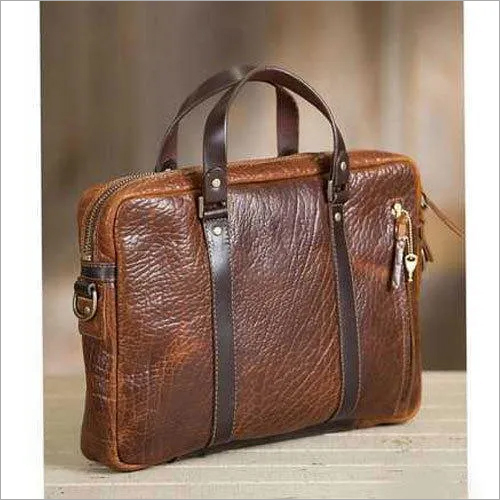 Plain Brown Laptop Bag Gender: Unisex