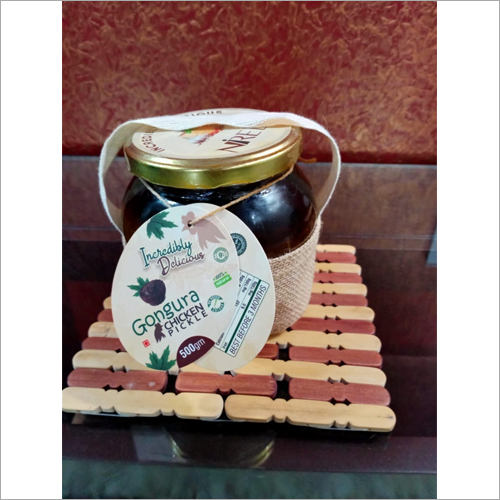 500 gm Chicken Pickle - 500 Grams | Easily Digestible, Made with Chicken, Spices, and Salt, Preserved in Oil for Enhanced Flavor