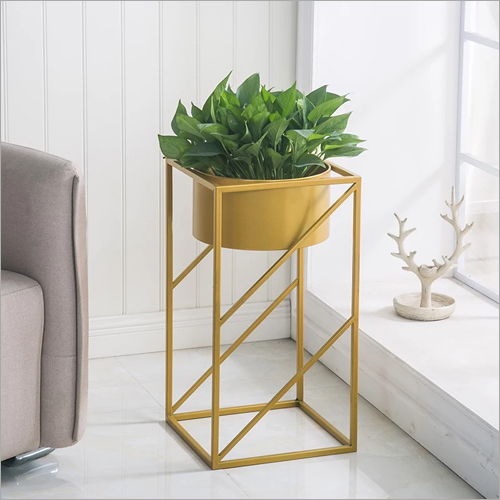 Golden Indoor Planter