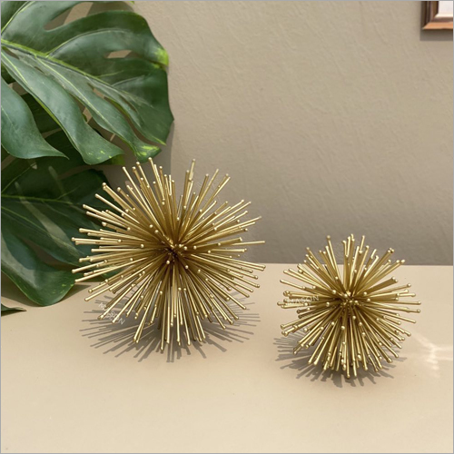 Table Decor - Polished Metal, Gold Finish | Durable and Elegant Design