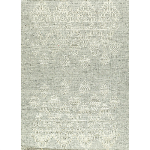 Hand Knotted Carbon Wool Rug