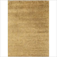 Hand Knotted Floret Wool And Silk Rug