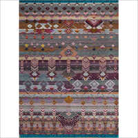 Hand Knotted Wool And Bamboo Silk Rug