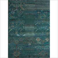 Hand Knotted Wool And Bamboo Silk Rug