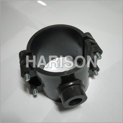Black HDPE Service Saddle