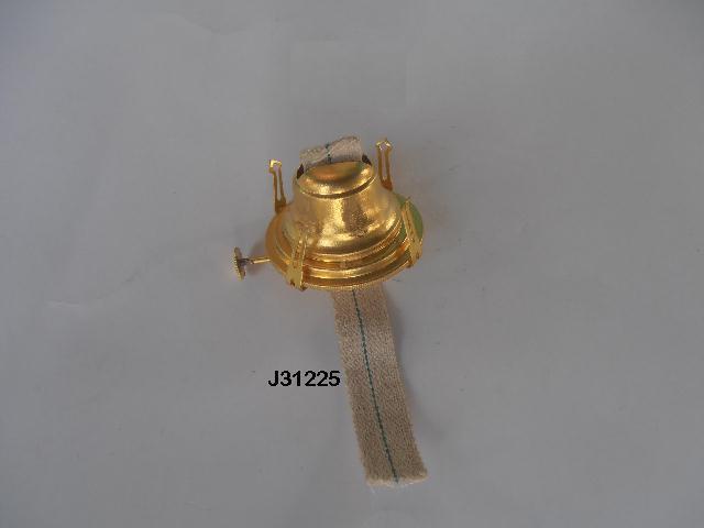 Brass Queen Anne Burner Oil Burner With Wick