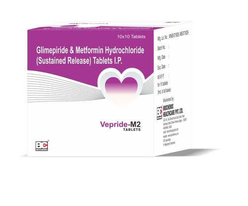 Glimepride and Metformin Hydrochloride Tablet