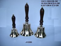 Brass Bell With Metal Handle