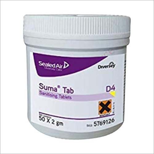 Diversey Sealed Air D4 Suma Tab Sanitizing Tablets