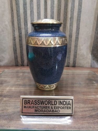 Brass Marble Finish High Quality Cremation Urn