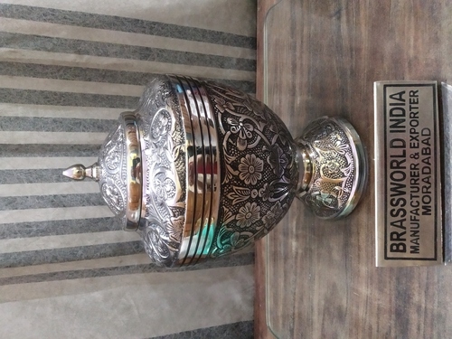 Brass Chalice Shaped Cremation Urn Funeral