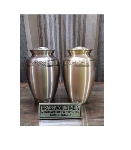 Brass Tribute Cremation Vessel