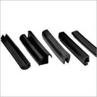 Railway Window Door Profile - Epdm Rubber, 65 Shore A Hardness, Black Color | High Resilience, Custom Sizes Available