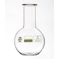 flask ,flat bottom ,narrow neck 250 ml