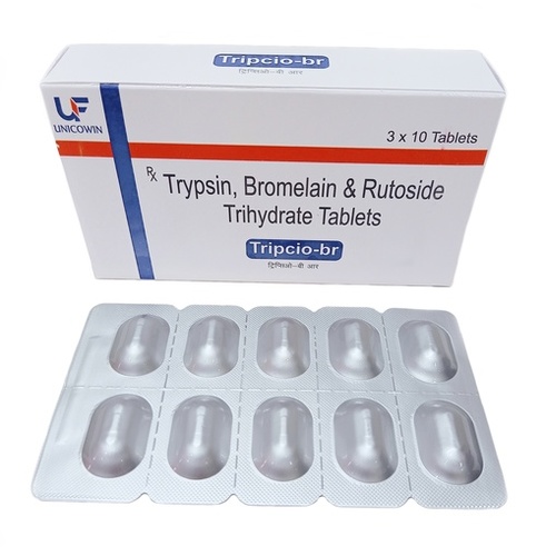 Trypsin, Bromelain, Rutoside Trihydrate Tablets
