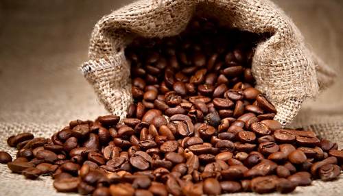 Roasted Coffee Beans - A Grade Dark Brown Dried Coffee Beans | Crunchy Texture Distinct Aroma Expertly Roasted Arabica & Robusta Blends