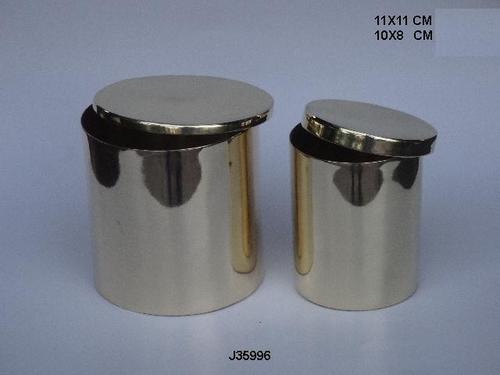 Brass  Vessels With Cover For Candles Brass Votive Good Quality