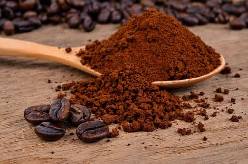 Dark Brown Organic Coffee Powder