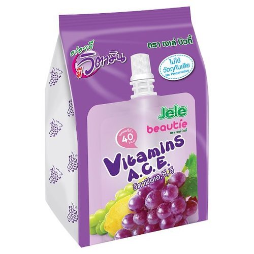 Beverage Jele Beauty, Caramelized Jelly Candy With Vitamin Ace And Mixed Fruit Juice 150G X 3 Packs