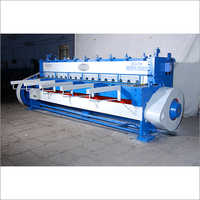 Blue & White Industrial Guillotine Shearing Machine