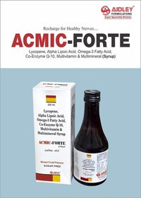 Lycopene, Alpha Lipoic Aci, Omega 3 Fatty Acid, Co-Enzyme Q-10, Multivitmin & Multimineral Syrup