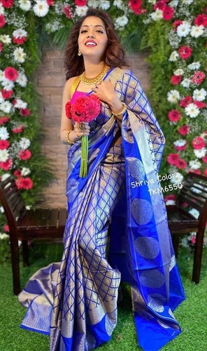 Multi Colour Ladies Silk Saree