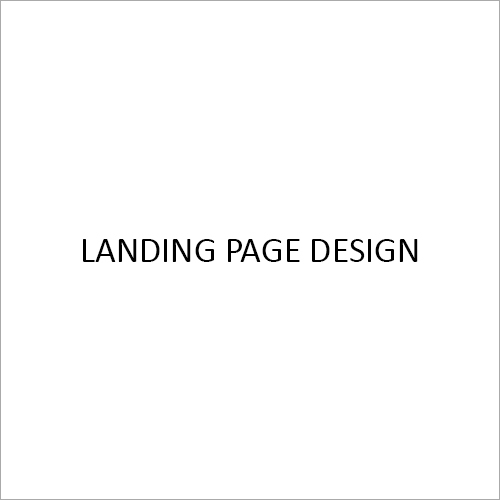 Landing Page Design Services