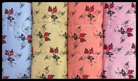 Rayon Multi Color Flower Printed Fabric