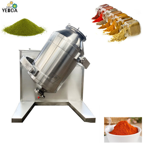 Electric stainless steel automatic Drum Spices Powder Mixing Machine for sale By ZHAOQING YEDDA TRADE CO.,LTD