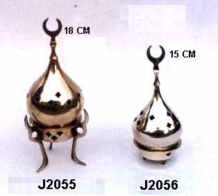 Incense Burner Brass Crescent