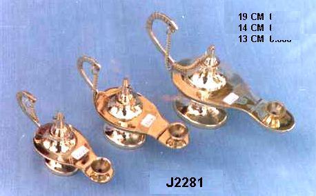 Incense Burner Brass Crescent