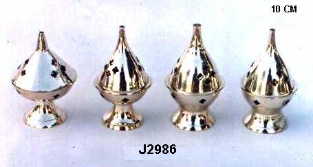 Incense Burner Brass Chirag Aladdin