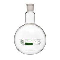 flasks , round bottom, single neck with joint 25 ml