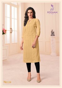 Georgette Siffli Work Kurti