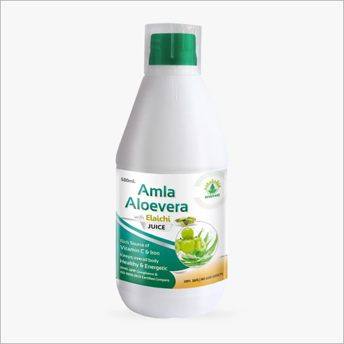 Amla, Aloevera, Elaichi Juice