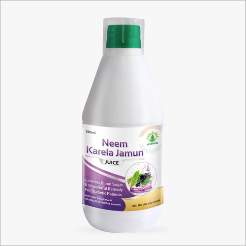 500 ML Neem Karela Jamun Juice By RISHIWAR HEALTHCARE