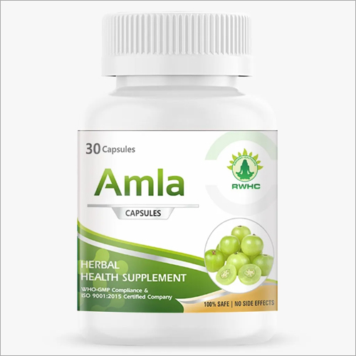 Amla Capsules - 100% Pure Amla Extract, 30 Capsules Bottle | Boosts Immunity, Supports Healthy Hair, Aids Weight Loss, Enhances Digestion