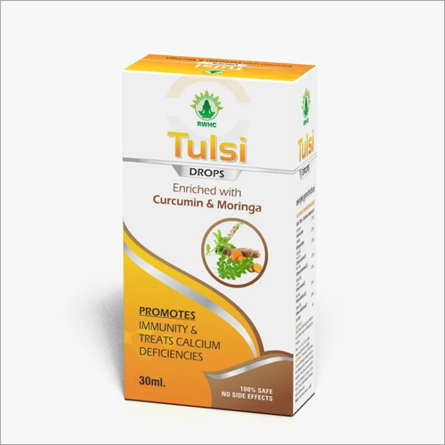 30 ML Tulsi Drops Enriched With Curcumin And Moringa Drops