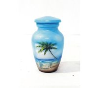 Lovely Beach Keepsake Cremation Urn for Ashes