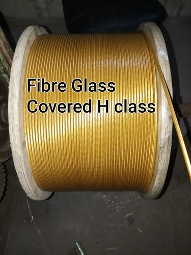 Yellow Fibre Glass Covered Copper/Aluminium Strip