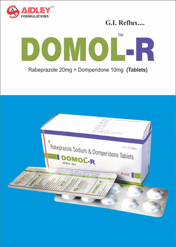 Rabeprazole 20mg + Domperidone 10mg Tablets