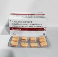 Nimesulide Cetirizine Dihydrochloride Phenylephrine Hydrochloride Caffeine Tablets