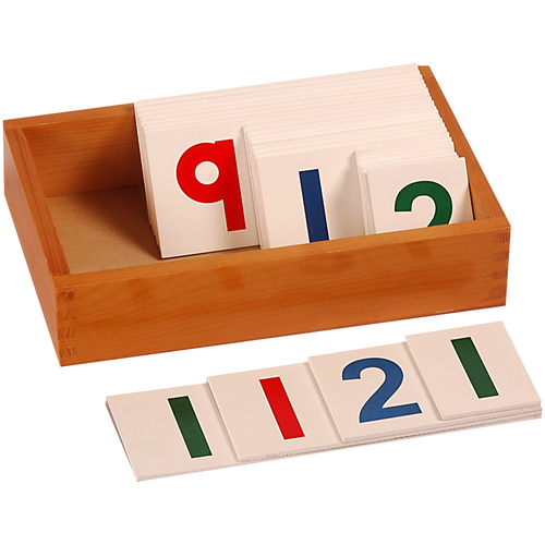 Kidken Montessori Large Number Cards 1 to 1000 | Place value System Teaching aid for Kids