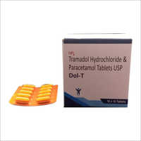 Tramadol 37.5mg con la tableta de Paracetamol 325mg
