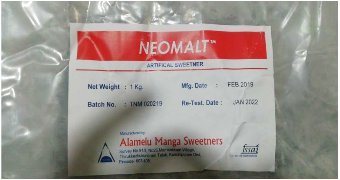 Aspartame Neomalt