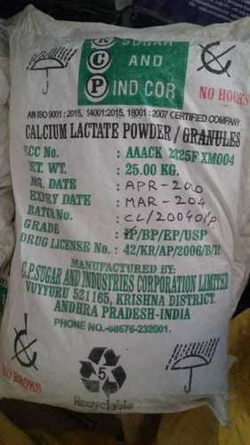 Calcium Lactate By PACHISIA CHEMICAL WORKS